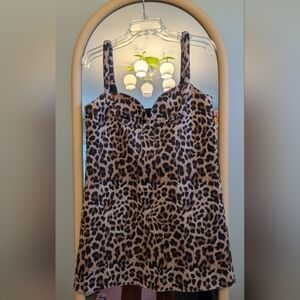Dhruv Kapoor Leopard Print Neoprene Mini Dress